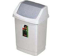 Curver Click-It corbeille basculante 25L, couleur gris lux/granit, design élégant et fonctionnel, idéal pour le rangement et l'organisation, grande durabilité, parfait pour la maison et le bureau.