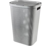 CURVER INFINITY DOTS 59L Coffre a linge 43,7 x 60,2 x 35,1 cm, gris 04754-099