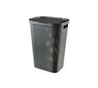Curver – Coffre à linge Infinity – 60 L – Plastique recyclé – Gris