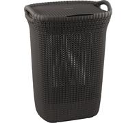 Curver Collecteur de linge "Knit" brun env. 57 litres