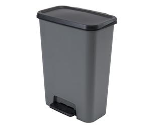 Curver Compatta Duo Corbeille 23L+23L - Gris/Noir