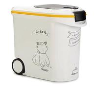 Curver Conteneur à croquettes pour chat avec roulettes - 12 kg / 35 L