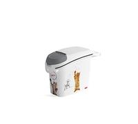 CURVER Conteneur a croquettes empilable Love pets 6 Kg - Blanc - Pour chat Blanc G