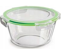 Curver Curver - Bol rond en verre avec couvercle - 1L - 18,5 x 18,5 x 9 cm