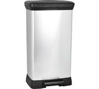 CURVER DECO BIN 30 l noir/argent métallisé