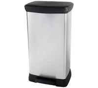 Curver Deco bin metalics 254620 Poubelle 46 l (l x H x P) 407 x 749 x 307 mm