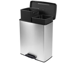 Curver Deco bin slim 254619 Poubelle 52 l (l x H x P) 486 x 615 x 284 mm