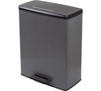 Curver Decobin Poubelle à pédale 65L Cool Grey