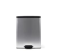 Curver Deco bin slim 254619 Poubelle 52 l (l x H x P) 486 x 615 x 284 mm argent, noir 1 pc(s)