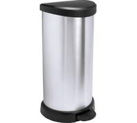 Curver E-COM - DECO bin METALLIC'S [40L] mit Pedal, silber metallic 240637 Poubelle argent/acier inoxydable 1 pc(s)