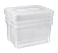 Curver Ensemble de boîtes de rangement Handy 3x25L Transparent