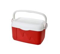 Curver Glacière portable avec poignée, idéale pour camping, plage, pique-nique, capacité 10 L, couleur rouge