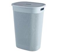 Curver Hamper Recycled Plastic Laundry Basket, 55 L, Blue
