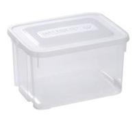 CURVER Boîte de Rangement Handy 20L - Boîte de Rangement Multifonction - Pour Chambre, Bureau, Garage, Cabanon, Buanderie - Fermeture rapide à clips - 40 x 29 x 25 cm - Transparent