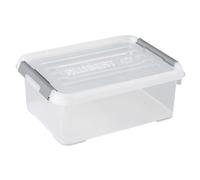 CURVER HANDY PLUS 12L CLIPS GRIS, Rangement, Transparent, 40 x 29 x 15 cm Gris
