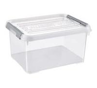CURVER HANDY PLUS 15L CLIPS GRIS, Rangement, Transparent, 40 x 29 x 20 cm Neutre