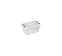 CURVER HANDY PLUS 6L CLIPS GRIS, Rangement, Transparent, 29,4 x 19,4 x 15 cm