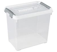 Curver 243859 Boîte de rangement HANDY empilable (L x l x H) 294 x 194 x 254 mm transparent, argent 1 pc(s)