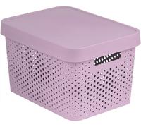 CURVER INFINITY 17L Bac de rangement avec couvercle 36 x 22 x 27 cm rose 04742-X51
