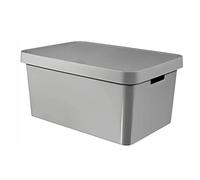 Curver Infinity Container avec couvercle gris 45L