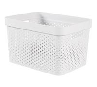 CURVER INFINITY 17L Bac de rangement 36 x 27 x 22 cm, blanc 04740-040
