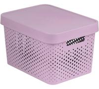 CURVER INFINITY 17L Bac de rangement avec couvercle 36 x 22 x 27 cm rose 04742-X51