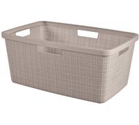 CURVER JUTE 46L Panier a linge 59 x 39 x 26 cm, taupe 08091-308