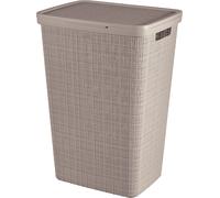 CURVER JUTE 58L Coffre a linge 43 x 34 x 60 cm, taupe 08093-382