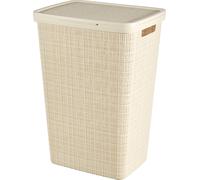 CURVER JUTE 58L Coffre a linge 43 x 34 x 60 cm, beige 08093-885