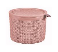 CURVER Jute Box De Rangement Rose Dawn Round 2L D17,1Xh12,6Cm