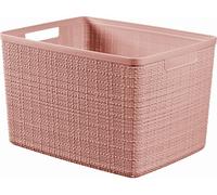 CURVER JUTE L 20L Paniere recyclée 36 x 28 x 23 cm, rose 01907-204