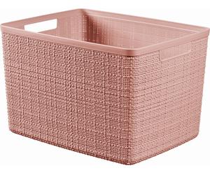 CURVER JUTE L 20L Paniere recy 36 x 28 x 23 cm, rose 01907-204