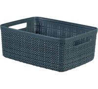 Curver | PANIERE Jute RECTANGULAIRE 5L, Gris, 100% recyclé