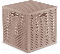 CURVER KAYA 19L Boîte de rangement cube 28 × 28 × 28 cm, rose poudré 17213764