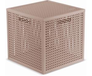 CURVER KAYA 19L Boîte de rangement cube 28 × 28 × 28 cm, rose poudré 17213764