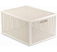 CURVER KAYA M 20L Boîte de rangement 37,6 × 30 × 20,7 cm, beige 17213763