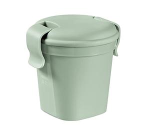 Curver KETER - MUG 0,4L - Boite Alimentaire Smart Eco Line - 100% Recy et Recyclable - 100% Hermétique, Ergonomique et Très Résistante - Pour Préserver la Fraicheur de vos Aliments - Vert