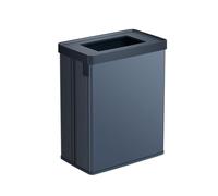 Curver Keter Verto, Poubelle de collecte différenciée, double compartiment, design élégant, recyclable, idéale pour salle de bain, salon ou bureau, capacité 54 litres, bleu nacré