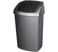 Curver Litter Bin 50L Dark Grey Silver