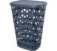 CURVER OCEANA 55L Panier a linge 42,6 × 34,5 × 60,1 cm, bleu 00520-Z99