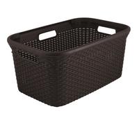CURVER STYLE 45L Panier a linge 59,2 x 38 x 27 cm, marron foncé 00708-210