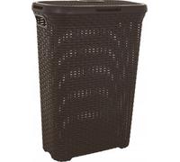 CURVER STYLE 40L Coffre a linge 44,8 x 61,5 x 26,5 cm, marron foncé 00709-210