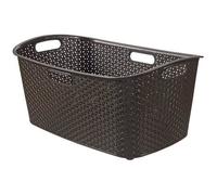 CURVER MY STYLE 47L Panier a linge 60 x 39 x 28 cm, marron 00745-210
