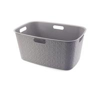 CURVER Panier à linge Softex Taupe 45 l