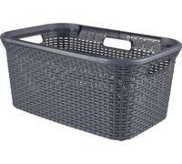 Curver Panier à linge Style 45 L Anthracite
