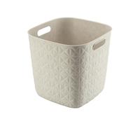 CURVER SOFTEX 15L Panier de rangement 27,9 x 27,9 x 26,9 cm, beige 00573-Z67
