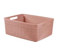 Curver Panier de rangement Jute-Look 12L Rose