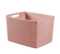 Curver Panier de rangement Jute-Look 20L Rose