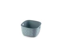 CURVER Panier de rangement Softex 3L - Design Élégant - Léger, Empilable et Pratique - 100% recyclé - 19 x 19 x 11 cm - Bleu