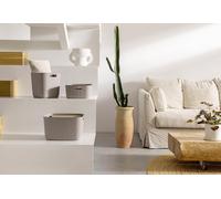 Curver Panier de rangement « Softex » taupe